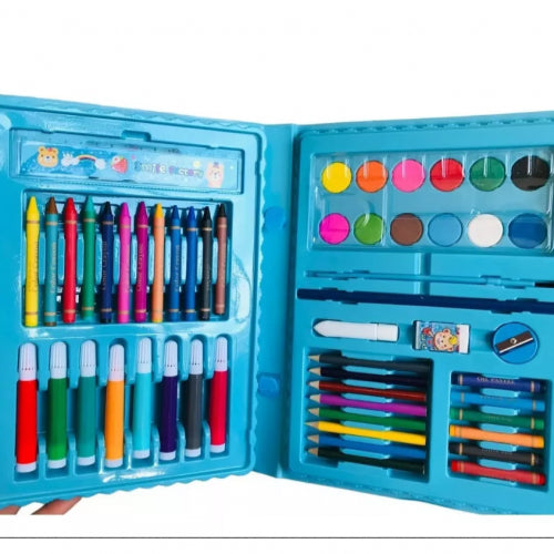 SET DE LAPICES DE COLORES ROSADO 86 PC