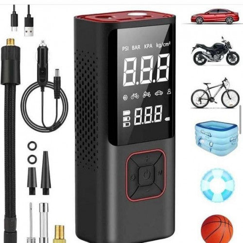 COMPRESOR DE AIRE DIGITAL RECARGABLE