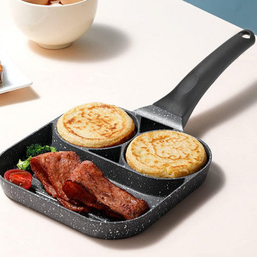 Sartén antiadherente de 3 seccione pequeño