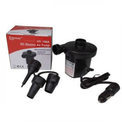 BOMBA DE AIRE PARA INFLAR COLCHONES/SOFA CONECTOR A CARRO