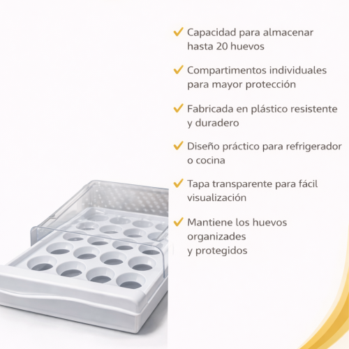 HUEVERA SENCILLA CAPACIDAD 20 H (30 UND X CAJA)