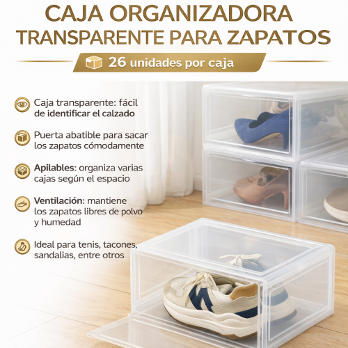 CAJA DE ZAPATOS 1085 / YH6626 ( 26 UND X CAJA)