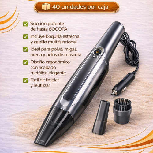 ASPIRADORA PORTATIL (40 UND X CAJA)