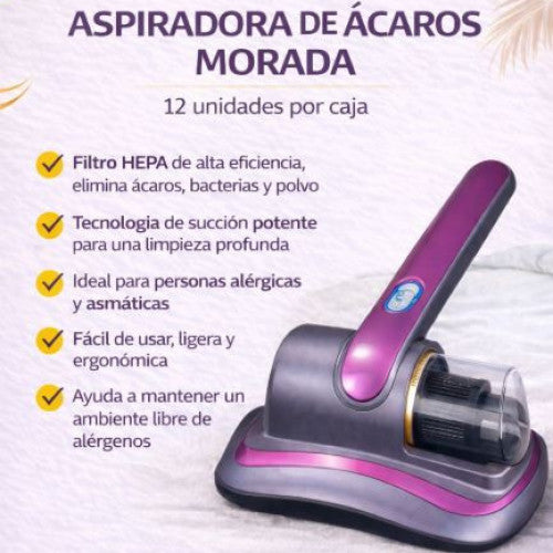 ASPIRADORA DE ACAROS MORADA (12 UND X CAJA)