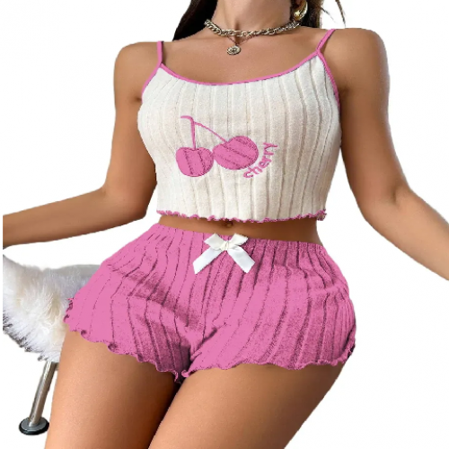 PIJAMA DE CHERRYS TALLAS Y COLORES SURTIDOS (PQTE. X 12 UND)