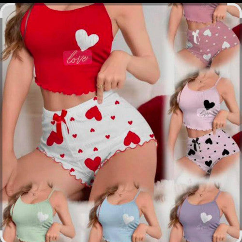 SET DE PIJAMAS 2 PZ SEXY LENGERI  2513