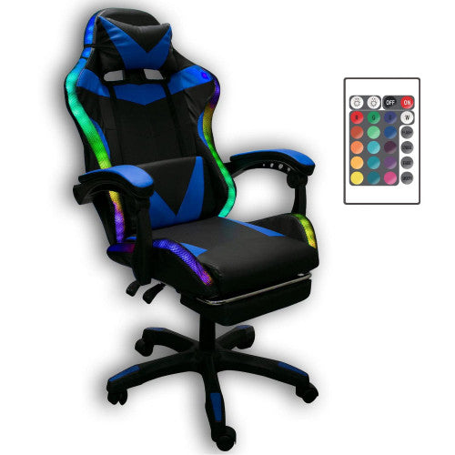 SILLAS GAMER 5500 CON LUCES (1 UND X CAJA)