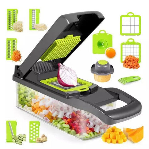 CORTADOR DE VEGETALES SHOPER 14 PIEZAS JD-2351 (24 UND X CAJA) 45192