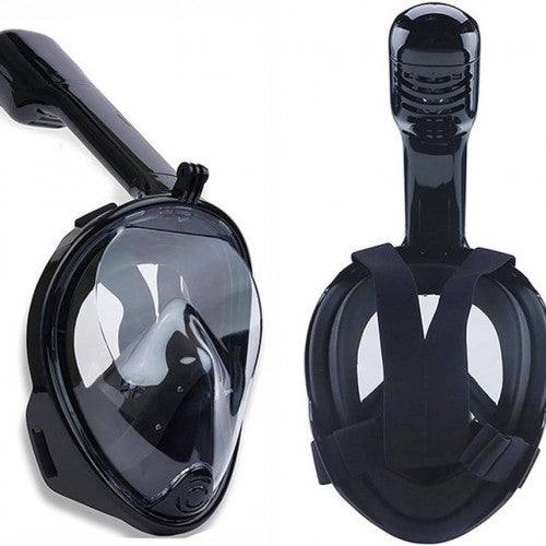 MASCARA SNORKEL S/M NEGRA (25 UND X CAJA)