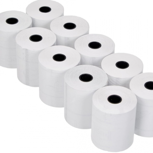 ROLLO DE PAPEL TERMICO 100x130 4x5 350 STICKER (50 UND X CAJA)