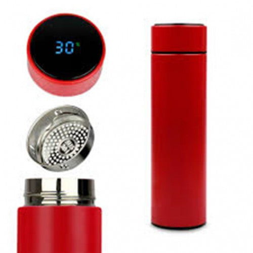 THERMOS FLASK 500 ML LED /ROJO (50 UND X CAJA)