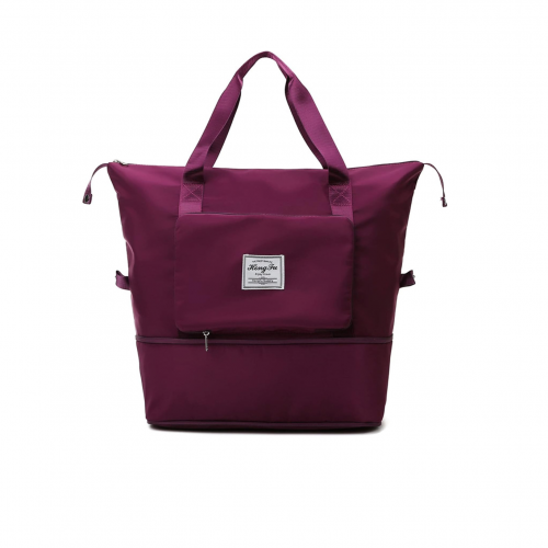BOLSO DE VIAJE PLEGABLE FUCSIA (25 UND X CAJA)