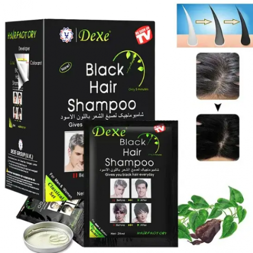 SHAMPOO PARA CABELLO NEGRO (64 UND X CAJA)