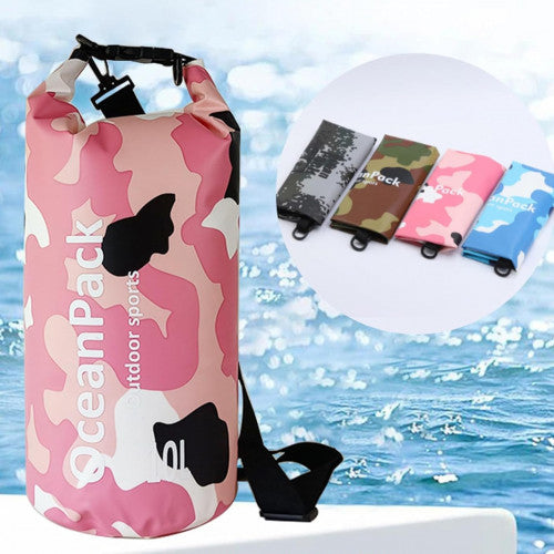 BOLSO IMPERMEABLE ROSADO 10 L