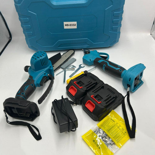 SET MINI SIERRA-TIJERA / 2 BATERIAS 48V HD- 0332 ( 5 UND X CAJA) HD-0332