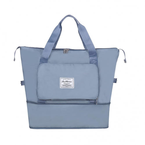 BOLSO DE VIAJE PLEGABLE GRIS