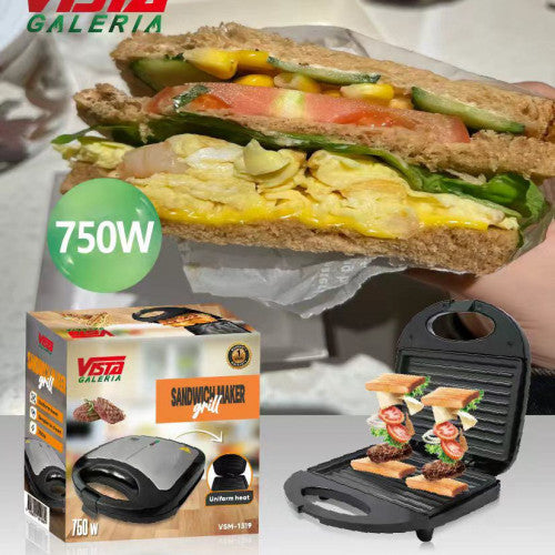TOSTADORA / WAFLERA VISTA  VSM-1319 ( 10 UND X CAJA)