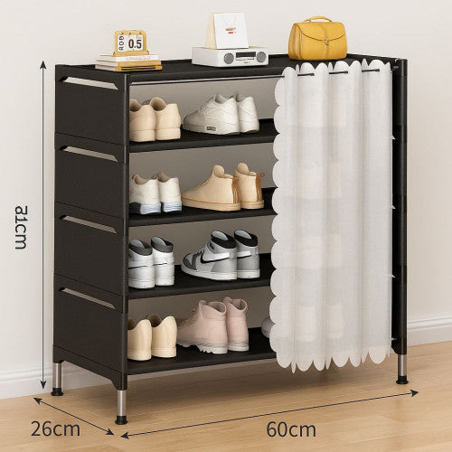 ZAPATERA CON CORTINA (30 UND X CAJA)