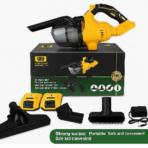 ASPIRADORA INALÁMBRICA 2 BATERÍAS 18V  (4 UND X CAJA)