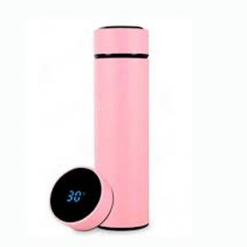THERMOS FLASK 500 ML LED /ROSADO (50 UND X CAJA)