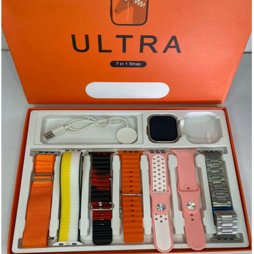 RELOJ ULTRA 7 EN 1 ROSADO