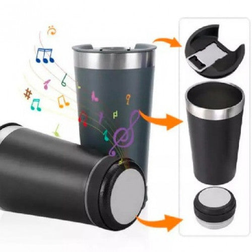VASO CON BOCINA  (50 UND X CAJA)