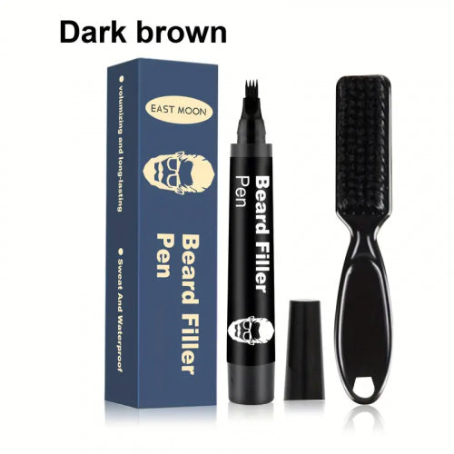 Tinta para barba filler pen marron