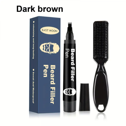 Tinta para barba filler pen marron (200 UND X CAJA)