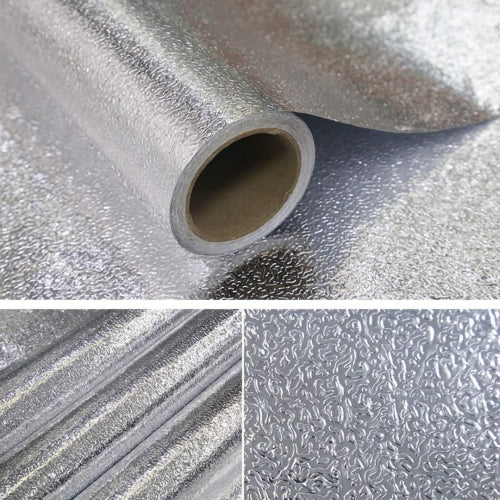 ROLLO DE PAPEL DE ALUMINIO ADHESIVO PARA COCINA 60CMX3M CORRUGADO