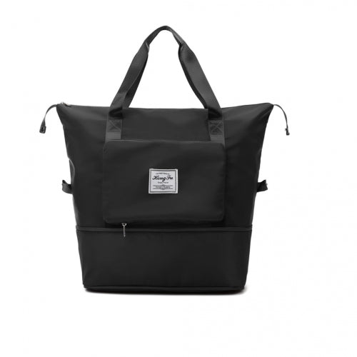 BOLSO DE VIAJE PLEGABLE NEGRO