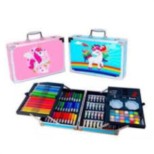 SET DE ARTE PARA PINTAR 150 PZAS UNICORNIO ROSADA