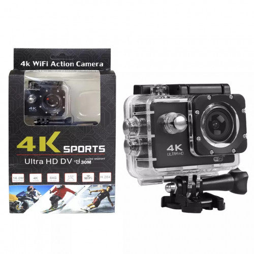 CAMARA 4K 2'' Ultra HD 1080P Sport Wifi 12MP Cam Action (30 UND X CAJA)