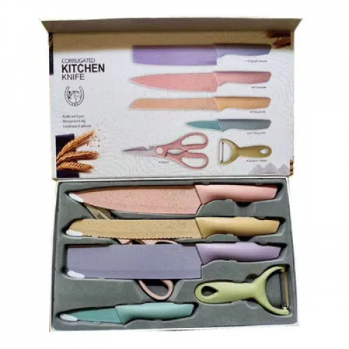 SET DE CUCHILLOS 5 PIEZAS (30 UND X CAJA)