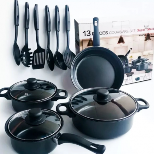SET DE OLLAS 13PZ ROYAL (10 UND X CAJA)
