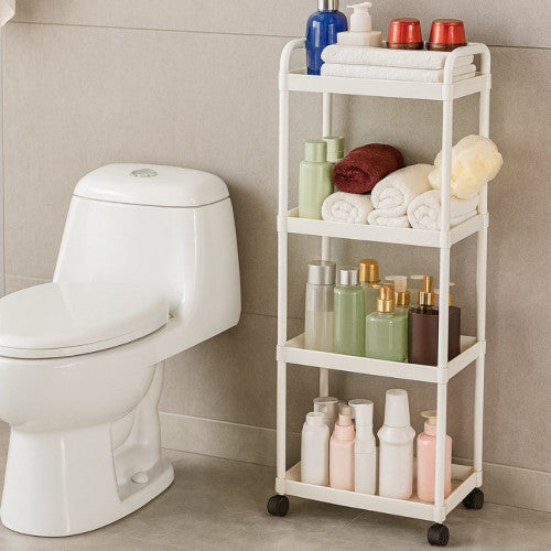 ESTANTE ORGANIZADOR DE BAÑO 4 NIVELES (28 UND X CAJA) JU3-26