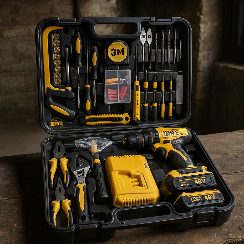 SET DE HERRAMIENTAS Y TALADRO JBN21-06 21V