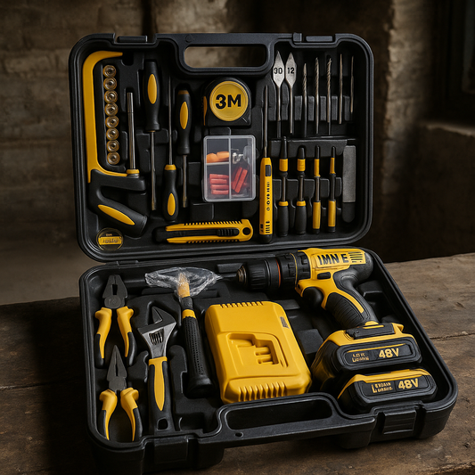 SET DE HERRAMIENTAS Y TALADRO JBN21-06 21V